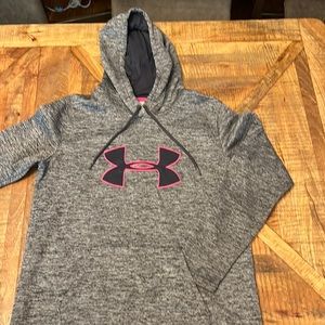 Under Armour Storm hoodie sweatshirt M L Medium Large gray